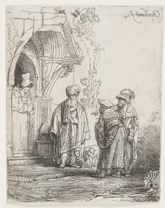 Jakob og Laban av Rembrandt van Rijn