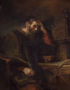 Apostelen Paulus, ca. 1657 (olje på lerret) av Rembrandt van Rijn