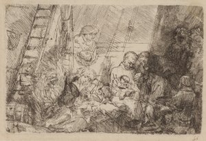 Omskjæringen i stallen av Rembrandt van Rijn