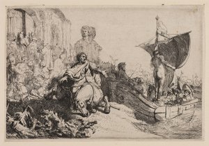 Lykkeskipet av Rembrandt Harmensz. van Rijn