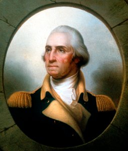 George Washington 1732-99, første president i USA 1789-97. av Rembrandt Peale