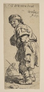 A Peasant Calling Out: T is vinnich kout, 1634. av Rembrandt van Rijn