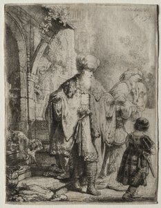 Abraham driver ut Hagar og Ismael av Rembrandt van Rijn