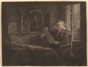 Abraham French av Rembrandt van Rijn