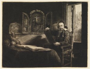 Abraham Francen, apoteker av Rembrandt van Rijn