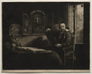 Abraham Francen, apoteker av Rembrandt van Rijn