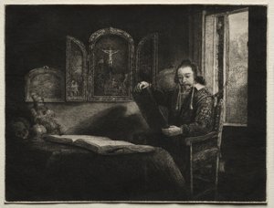 Abraham Francen, apoteker av Rembrandt van Rijn