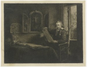 Abraham Francen, apoteker av Rembrandt van Rijn