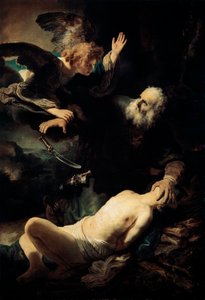 Abraham ofret Isak, 1635. av Rembrandt van Rijn