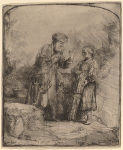 Abraham og Isak av Rembrandt van Rijn