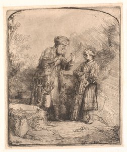 Abraham og Isak av Rembrandt van Rijn