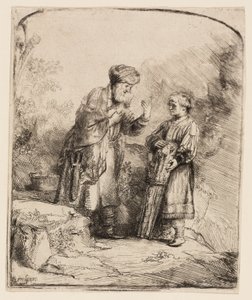Abraham og Isak av Rembrandt van Rijn