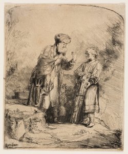 Abraham og Isak av Rembrandt van Rijn