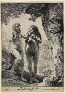 Adam og Eva av Rembrandt van Rijn