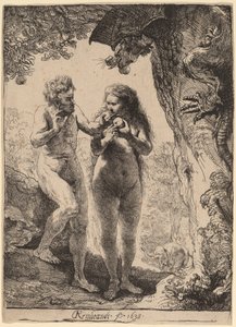 Adam og Eva av Rembrandt van Rijn