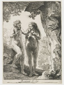 Adam og Eva av Rembrandt van Rijn
