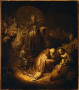Tilbedelse av magiene av Rembrandt van Rijn