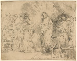 Kristus viser seg for apostlene av Rembrandt van Rijn
