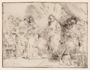 Kristus viser seg for apostlene av Rembrandt van Rijn