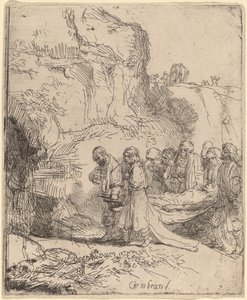 Kristus båret til graven av Rembrandt van Rijn