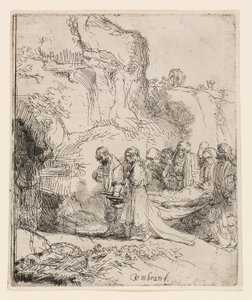 Kristus båret til graven av Rembrandt van Rijn