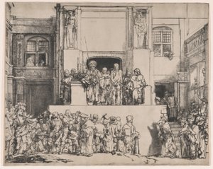 Kristus presentert for folket, 1655., 1655. av Rembrandt van Rijn