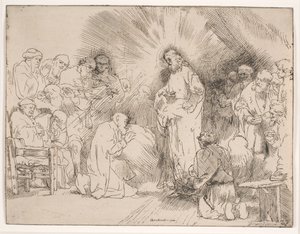Kristus viser seg for apostlene av Rembrandt van Rijn