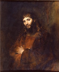 Kristus med armene foldet av Rembrandt van Rhijn (1606-1669) av Rembrandt van Rijn