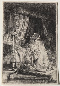 David i bønn av Rembrandt van Rijn