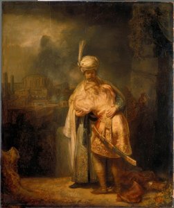 David sier farvel til Jonathan av Rembrandt van Rijn