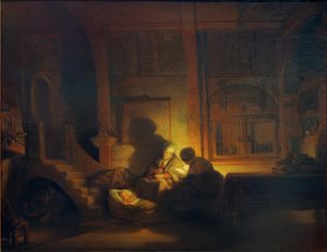 Den hellige familien av Rembrandt van Rijn