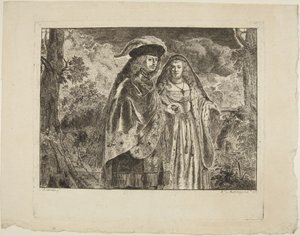Mannen med den hvite fjæren av Rembrandt van Rijn