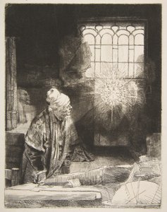 Faust, ca. 1652. av Rembrandt van Rijn