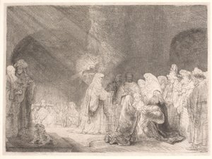 Produksjonen i tempelet av Rembrandt van Rijn