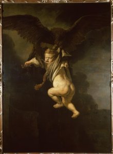Ganymedes i klørne til ørnen av Rembrandt van Rijn