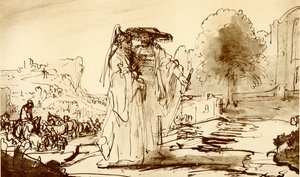 Jakob og Rachel av Rembrandt van Rijn