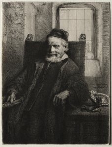John Lutma, gullsmed, 1656. av Rembrandt van Rijn