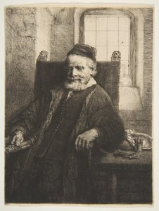 Jan Lutma, gullsmed, 1656. av Rembrandt van Rijn