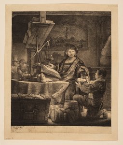 Jan Uytenbogaert, generalmottaker ("Gullvekteren") av Rembrandt van Rijn