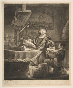 Jan Uytenbogaert Gullveieren, 1639. av Rembrandt van Rijn