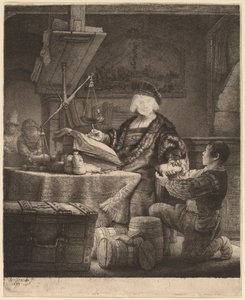 Jan Uytenbogaert, "Gullveieren" av Rembrandt van Rijn