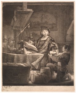 Jan Uytenbogaert, "Gullveieren" av Rembrandt van Rijn