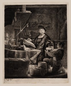 Jan Uytenbogaert, «Gullveieren» av Rembrandt van Rijn