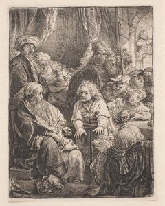 Josef forteller drømmene sine av Rembrandt van Rijn