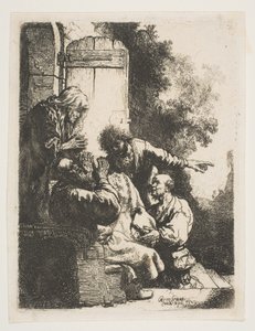 Josephs frakk brakt til Jacob, ca. 1633. av Rembrandt van Rijn