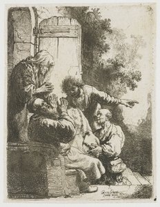 Josefs kåpe brakt til Jakob av Rembrandt van Rijn