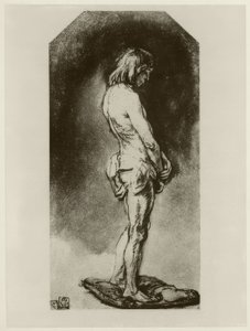 Naken mann av Rembrandt van Rijn