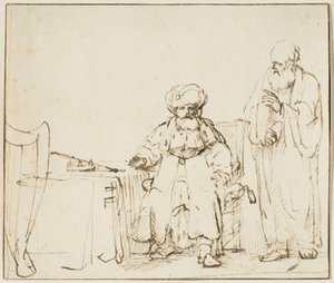 Natan formaner David av Rembrandt van Rijn