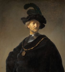 Gammel mann med en gullkjede, 1631. av Rembrandt van Rijn