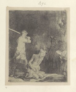 Onthoofding van Johannes de Doper Samling av åttifem originaltrykk (serietittel) av Rembrandt van Rijn